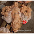 wall decoration marble woman head sculpture